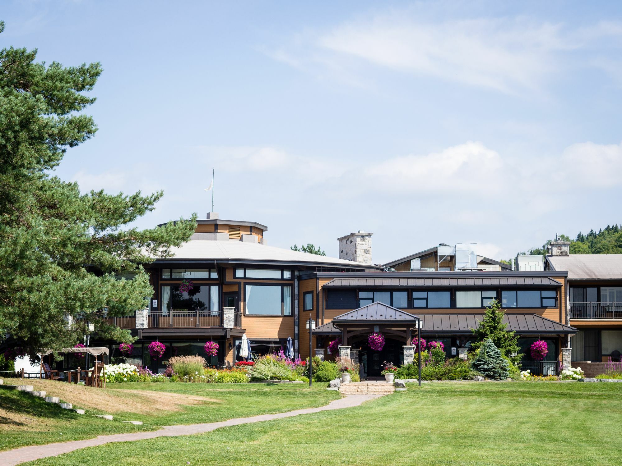Le Manoir Du Lac Delage Stoneham Exterior photo